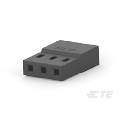 TE Connectivity, AMPMODU Female PCB Connector Housing, 2mm Pitch, 3 Way, 1 Row