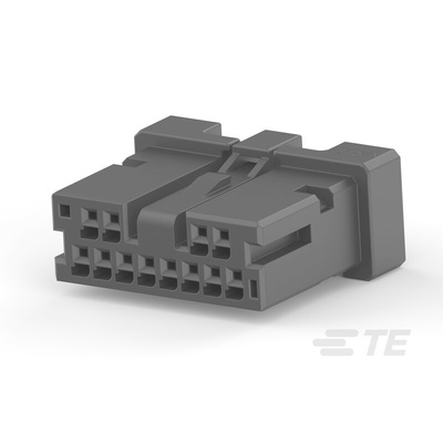 TE Connectivity, 1-2834461 Female PCB Connector Housing, 1.8mm Pitch, 12 Way, 2 Row Horizontal
