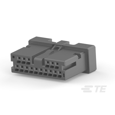 TE Connectivity, 1-2834461 Female PCB Connector Housing, 1.8mm Pitch, 16 Way, 2 Row Horizontal
