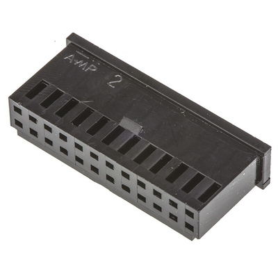 TE Connectivity, AMPMODU MOD II Female Connector Housing, 2.54mm Pitch, 24 Way, 2 Row