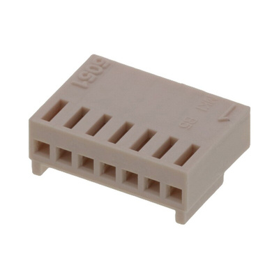 Molex Receptacle Crimp Connector Housing, 2.5mm Pitch, 7 Way, 1 Row