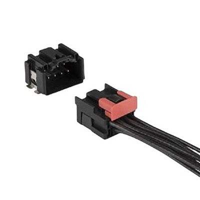 Amphenol Communications Solutions, 10155504 Receptacle Crimp Connector Housing, 1.27mm Pitch, 8 Way, 2 Row