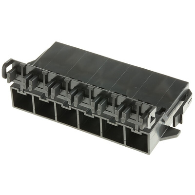 Molex, Mini-Fit Sr Male Connector Housing, 10mm Pitch, 6 Way, 1 Row
