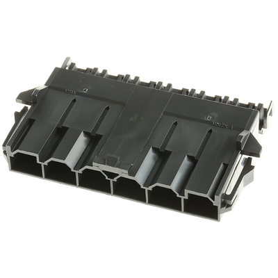 Molex, Mini-Fit Sr Male Connector Housing, 10mm Pitch, 6 Way, 1 Row