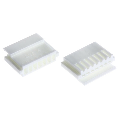 JST, NH Female Connector Housing, 2.5mm Pitch, 7 Way, 1 Row
