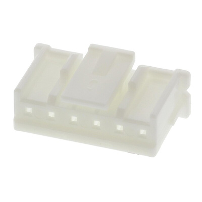 JST, XA Female Connector Housing, 2.5mm Pitch, 6 Way, 1 Row