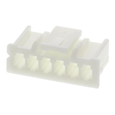 JST, XA Female Connector Housing, 2.5mm Pitch, 6 Way, 1 Row