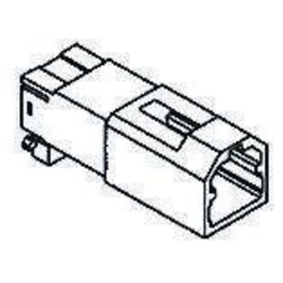 TE Connectivity, MULTILOCK 040 Female Connector Housing, 2.5mm Pitch, 2 Way, 1 Row