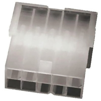 TE Connectivity, VAL-U-LOK Male Connector Housing, 4.2mm Pitch, 2 Way, 2 Row