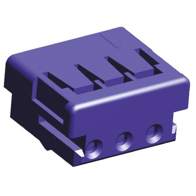 TE Connectivity, AMP CT Female Connector Housing, 2mm Pitch, 3 Way, 1 Row