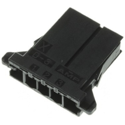 TE Connectivity, D-3000 Female Connector Housing, 3.81mm Pitch, 8 Way, 1 Row