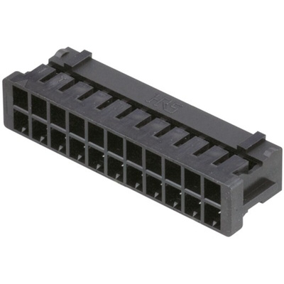 Hirose, DF11 Female Connector Housing, 2mm Pitch, 22 Way, 2 Row