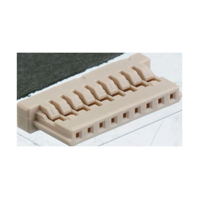 Hirose, DF14 Female Connector Housing, 1.25mm Pitch, 7 Way, 1 Row
