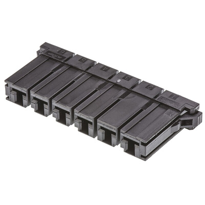 TE Connectivity, Dynamic 5000 Female Connector Housing, 10.16mm Pitch, 6 Way, 1 Row