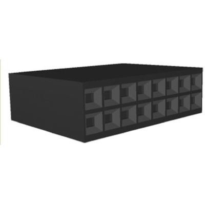 TE Connectivity, AMPMODU MOD IV Female Connector Housing, 2.54mm Pitch, 16 Way, 2 Row