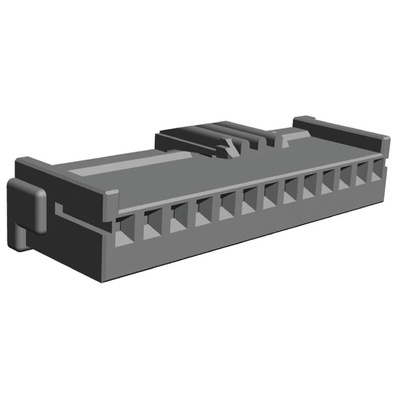 TE Connectivity, Signal Double Lock Male Connector Housing, 2.5mm Pitch, 13 Way, 1 Row