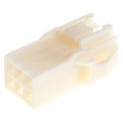 TE Connectivity, AMP Universal Power Female Connector Housing, 3.96mm Pitch, 6 Way, 2 Row