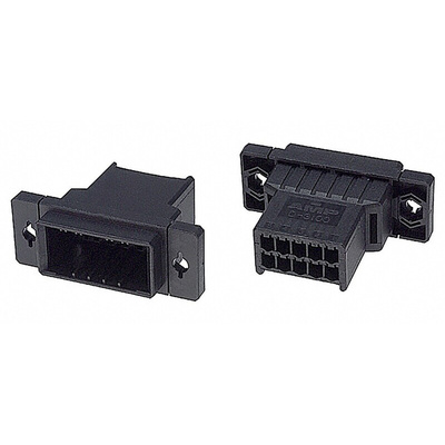 TE Connectivity, Dynamic 3000 Male Connector Housing, 3.81mm Pitch, 10 Way, 2 Row