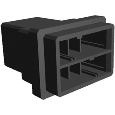TE Connectivity, Dynamic 3000 Male Connector Housing, 5.08mm Pitch, 6 Way, 2 Row