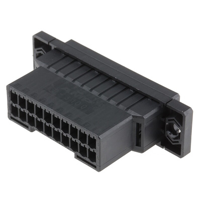 TE Connectivity, Dynamic 3000 Male Connector Housing, 3.81mm Pitch, 20 Way, 2 Row