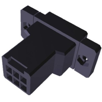TE Connectivity, Dynamic 3000 Male Connector Housing, 5.08mm Pitch, 6 Way, 2 Row