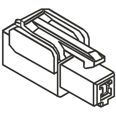 Molex, VersaBlade Male Connector Housing, 7.3mm Pitch, 3 Way, 1 Row