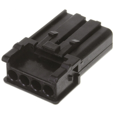 JAE, MX44 Female Connector Housing, 3.5mm Pitch, 4 Way, 1 Row