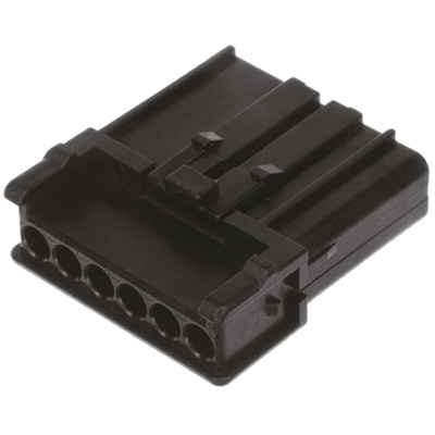 JAE, MX44 Female Connector Housing, 3.5mm Pitch, 6 Way, 1 Row