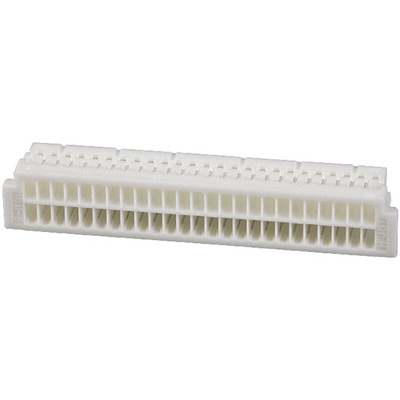 JST, SHD Female Connector Housing, 1mm Pitch, 50 Way, 2 Row Right Angle, Straight