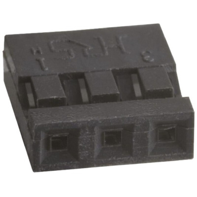 Hirose, A4B Female Connector Housing, 2mm Pitch, 3 Way, 1 Row
