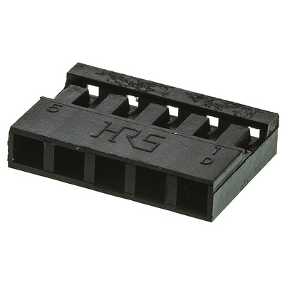 Hirose, A4B Female Connector Housing, 2mm Pitch, 5 Way, 1 Row