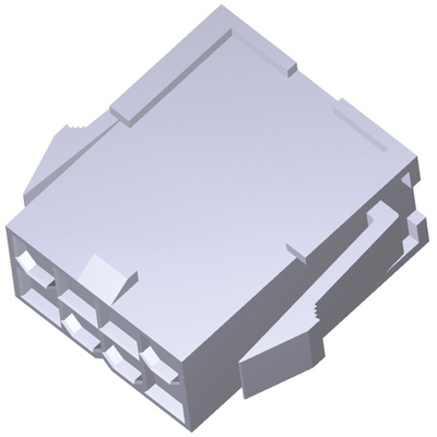 TE Connectivity, VAL-U-LOK Male Connector Housing, 4.2mm Pitch, 8 Way, 2 Row