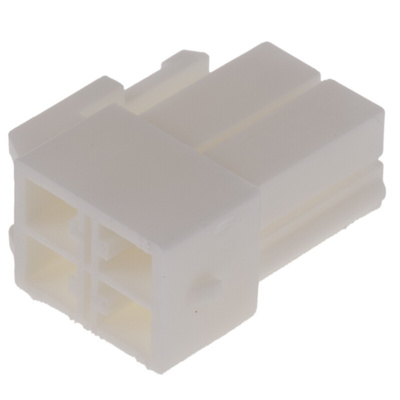 JST, HLP Male Connector Housing, 3.96mm Pitch, 4 Way, 2 Row