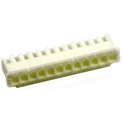 JST, XHP Female Connector Housing, 2.5mm Pitch, 12 Way, 1 Row