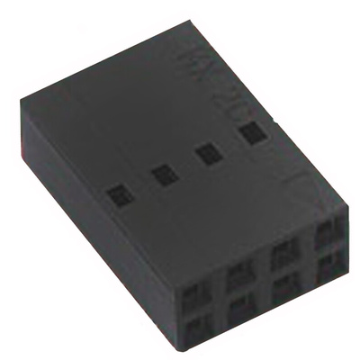 Molex, SL Female Connector Housing, 2.54mm Pitch, 6 Way, 2 Row