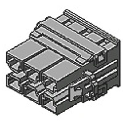 Molex, Mini-Fit Sr Female Connector Housing, 10mm Pitch, 6 Way, 2 Row