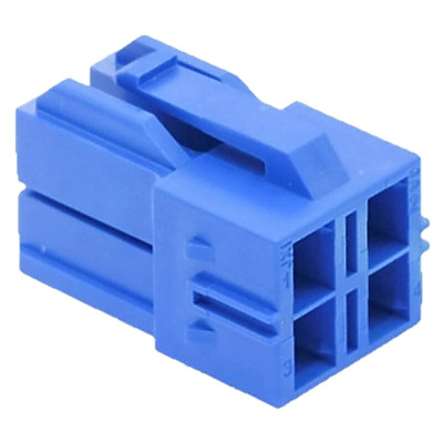 Molex, CP-6.5 Female Connector Housing, 6.5mm Pitch, 4 Way, 2 Row