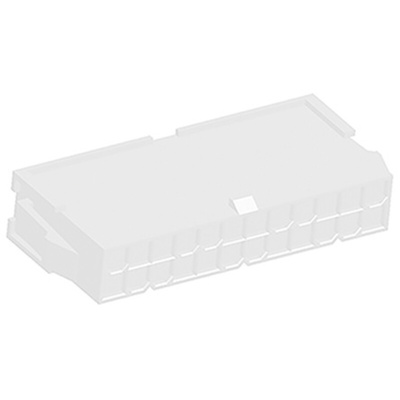 TE Connectivity, VAL-U-LOK Male Connector Housing, 4.2mm Pitch, 24 Way, 2 Row