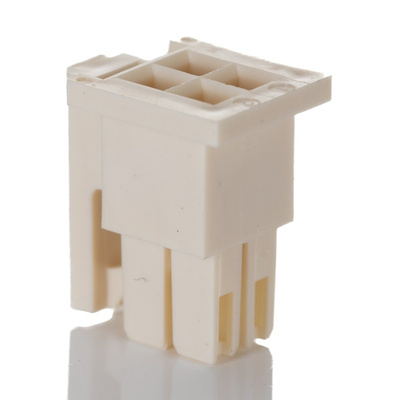 Samtec, IPD1 Male Crimp Connector Housing, 2.54mm Pitch, 4 Way, 2 Row