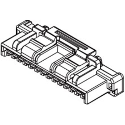 Molex Female Crimp Connector Housing, 1.5mm Pitch, 3 Way, 1 Row