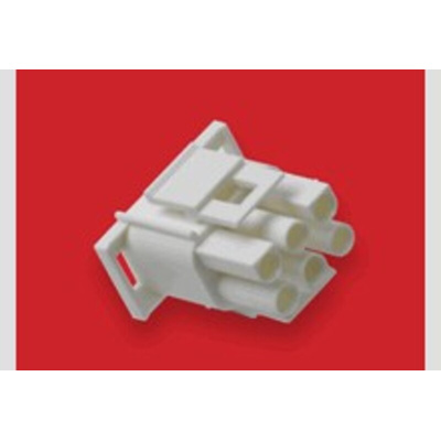 Molex Female Crimp Connector Housing, 6.35mm Pitch, 3 Way, 1 Row