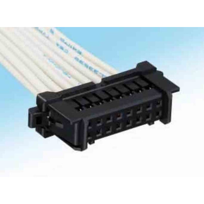 Hirose, DF51 Female Crimp Connector Housing, 2mm Pitch, 6 Way, 2 Row