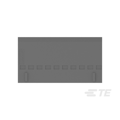 TE Connectivity, FFC PCB Connector Housing, 2.54mm Pitch, 10 Way, 1 Row