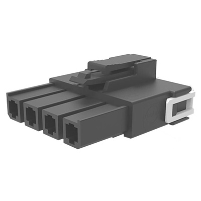 Molex, 200456 Female PCB Connector Housing, 5.7mm Pitch, 4 Way, 1 Row