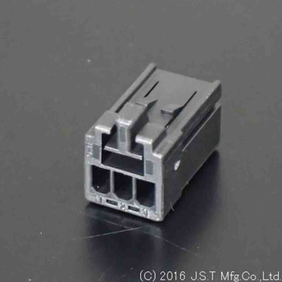 JST, J2000 Female PCB Connector Housing, 2.5mm Pitch, 3 Way, 1 Row