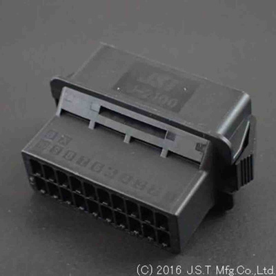 JST, J2000 Female PCB Connector Housing, 2.5mm Pitch, 20 Way, 2 Row