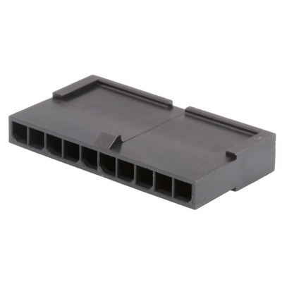 Molex, 43640 Male Housing Plug, 3mm Pitch, 10 Way, 1 Row