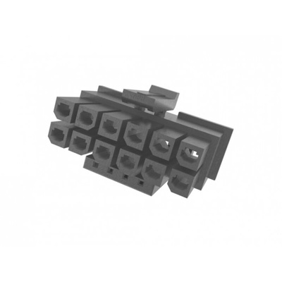 Amphenol Communications Solutions Female Crimp Connector Housing, 3mm Pitch, 16 Way, 2 Row