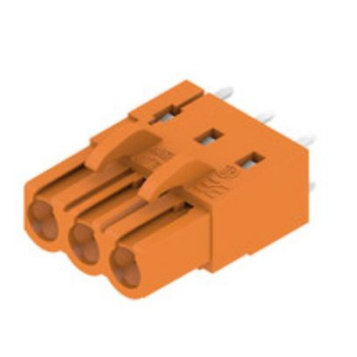 Weidmuller Female PCB Header, 5.08mm Pitch, 3 Way, 1 Row