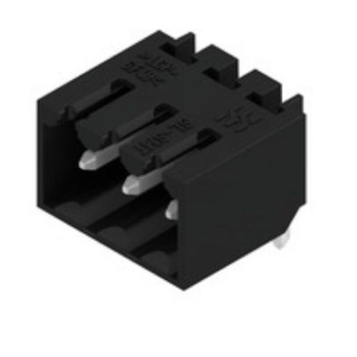 Weidmuller Male PCB Header, 3.5mm Pitch, 3 Way, 1 Row
